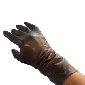 Styx Baer & Fuller Made In Italy Brown Leather Driving Gloves